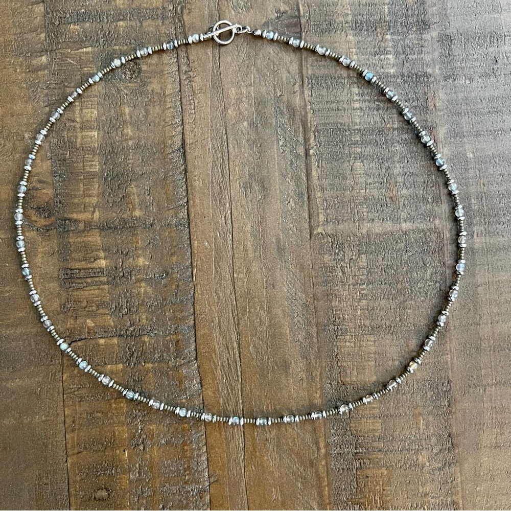 Labradorite belly chain or crystal necklace
